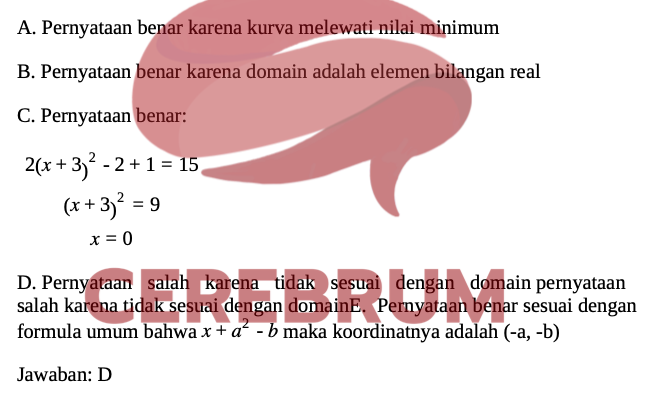 Latihan Soal UTBK Matematika