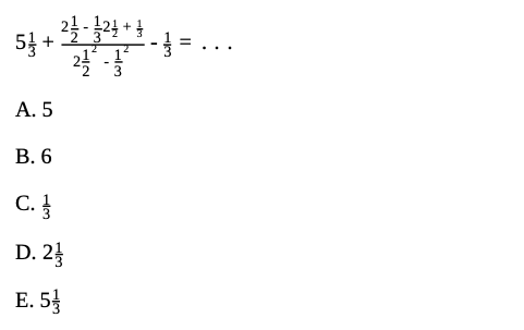 Latihan Soal SNBT Matematika