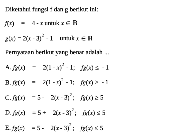 Latihan Soal UTBK Matematika dan Pembahasan