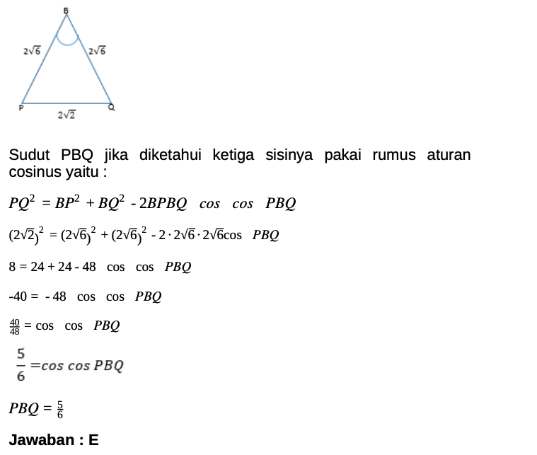 Contoh Soal Matematika UTBK dan Jawaban