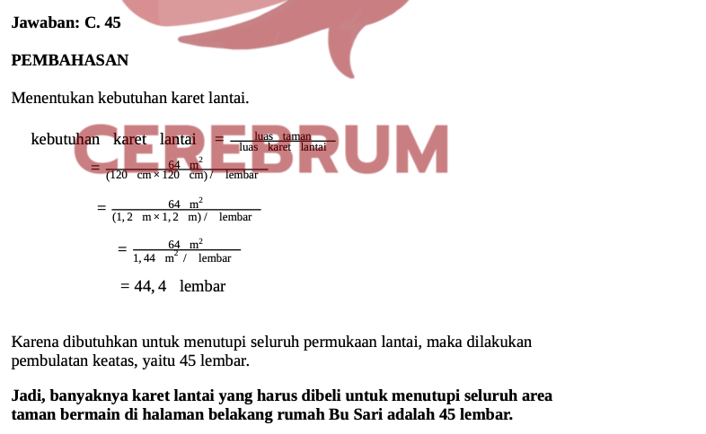 Soal Tryout Matematika SNBT