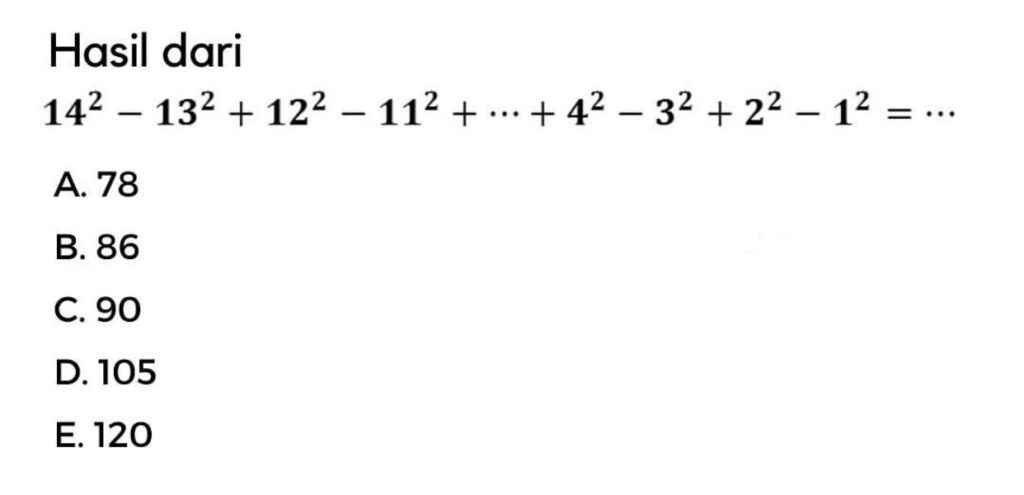 Soal SNBT Penalaran Matematika