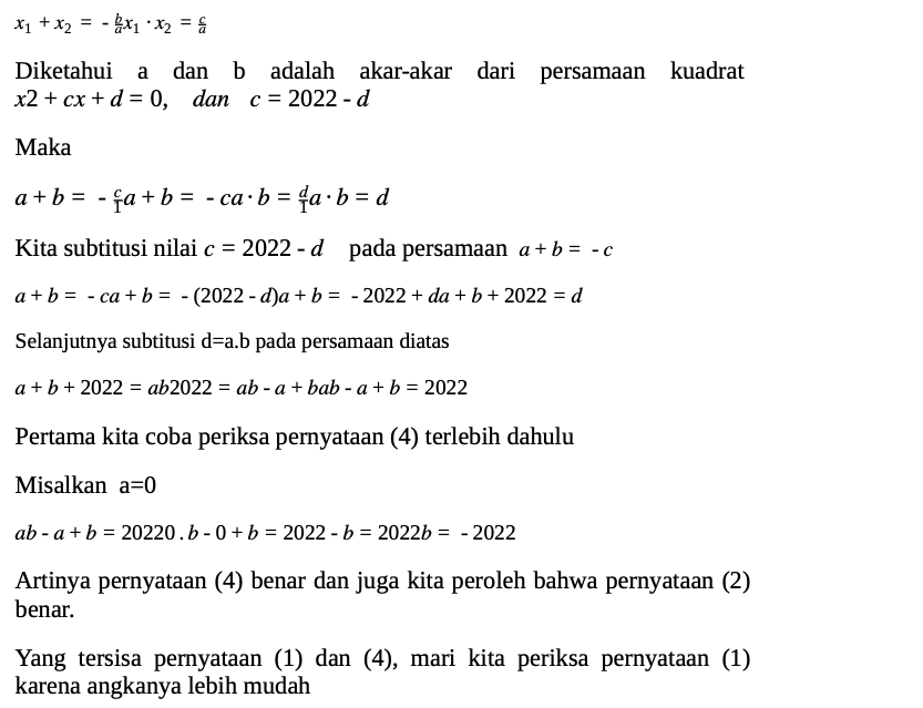 Contoh Soal Latihan SNBT Matematika