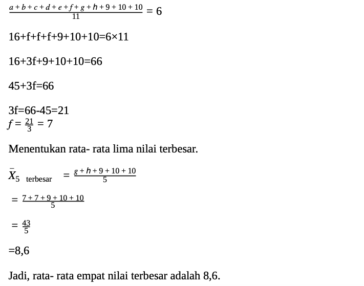 Latihan Soal Matematika SNBT