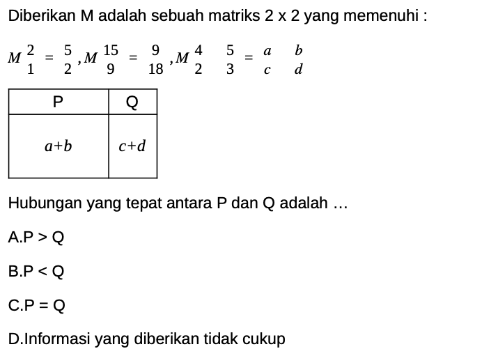 Latihan Matematika UTBK Gratis