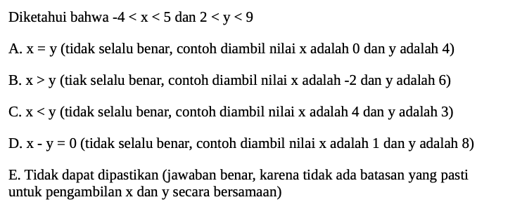 Kumpulan Soal SNBT Matematika