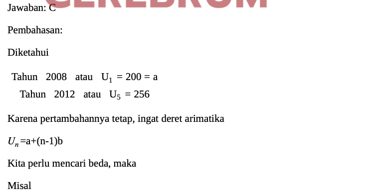 Kumpulan Soal SNBT Matematika