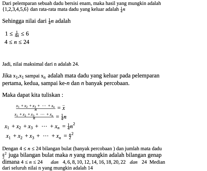 Latihan Soal Penalaran Matematika UTBK