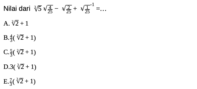 Contoh Soal UTBK Matematika 2025