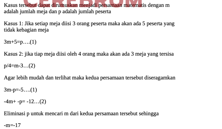 Contoh Soal Penalaran Matematika UTBK