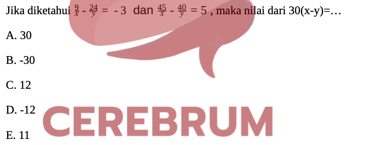 Contoh Soal UTBK Matematika Penalaran