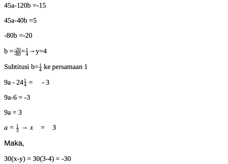 Contoh Soal UTBK Matematika Penalaran