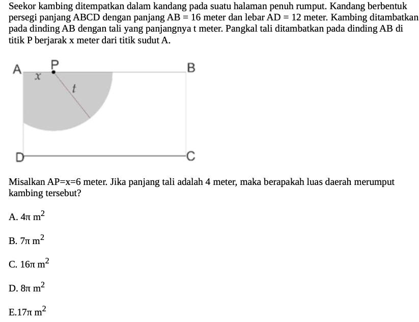 Latihan Soal UTBK Matematika Penalaran 2025