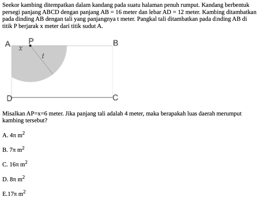 Kumpulan Latihan Soal UTBK Matematika Penalaran