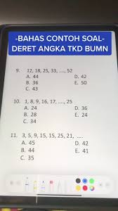 Tipe Soal Matematika BUMN