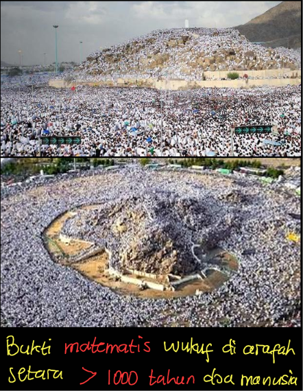 Wukuf di Arafah Satu Sore 540 Juta Doa, Setara 1.000 Tahun