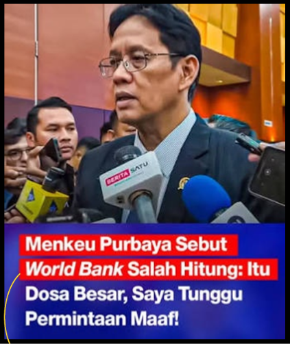 World Bank Salah Hitung Ramal Ekonomi RI 4,7 Persen, Purbaya Sebut Berdosa