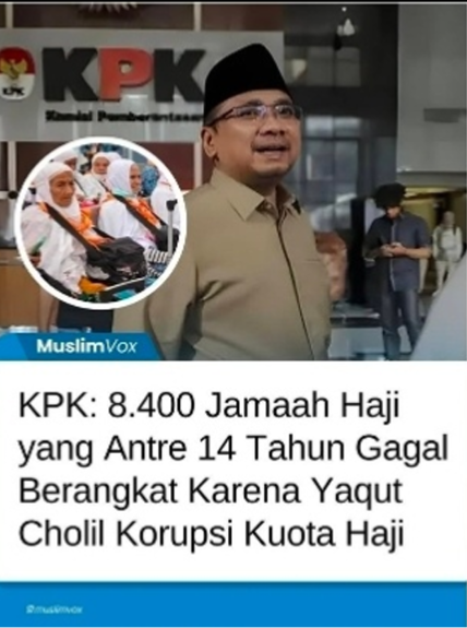 Korupsi Kuota Haji Bikin 8.400 Jamaah yang Antre 14 Tahun Gagal Berangkat!